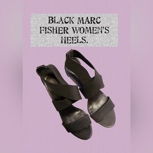 Black MARC FISHER women’s heels.
